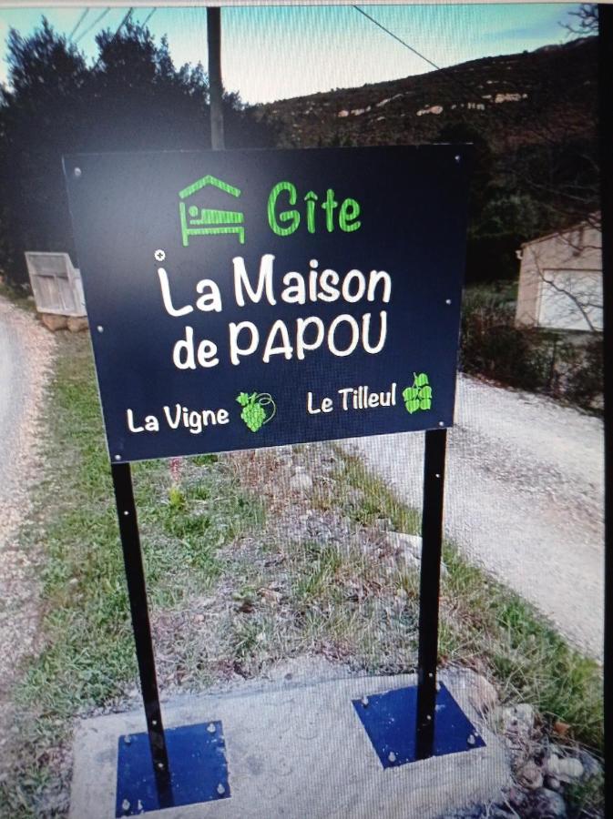 La Maison De Papou La Vigne A Nans Les Pins 83860 Eksteriør bilde